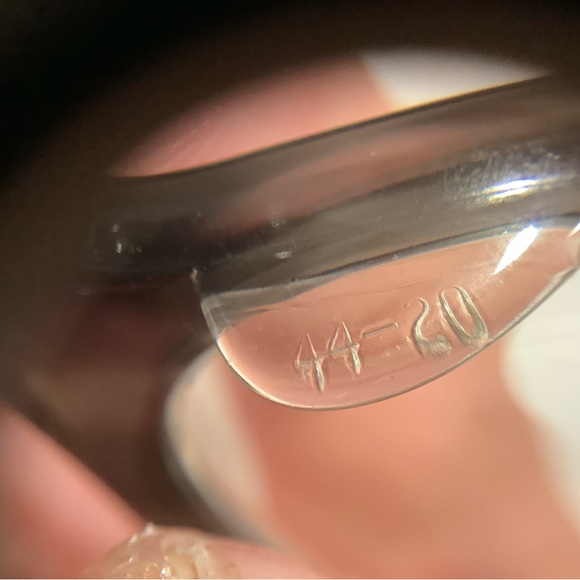 1950-1960 black/grey celluloid womans bifocals - Picture 7 of 10